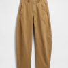 Twill-Fasshose mit mittelhohem Bund Twill-Fasshose mit mittelhohem Bund