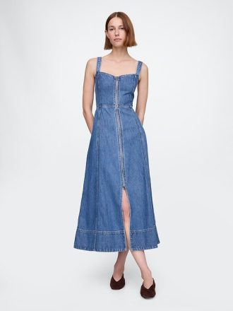 UltraSoft Denim Maxikleid