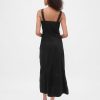 UltraSoft Denim-Maxikleid mit Reißverschluss vorne UltraSoft Denim-Maxikleid mit Reißverschluss vorne