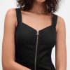 UltraSoft Denim-Maxikleid mit Reißverschluss vorne UltraSoft Denim-Maxikleid mit Reißverschluss vorne