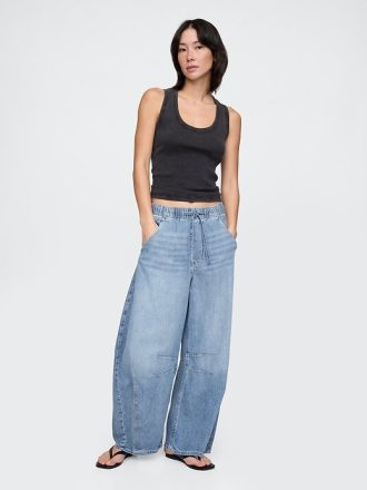 UltraSoft Easy Horseshoe Jeans mit mittlerer Leibhöhe