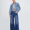 UltraSoft Icon Denim-Crop-Jacke
