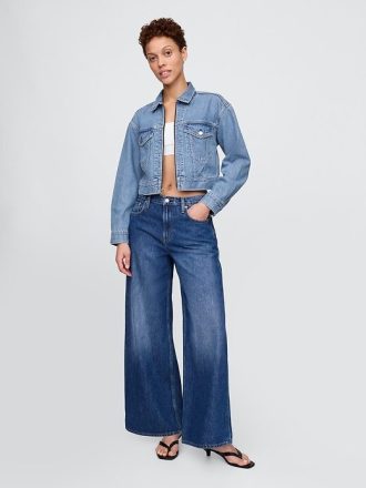 UltraSoft Icon Denim-Crop-Jacke
