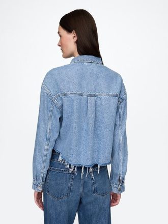 UltraSoft Icon Denim-Crop-Jacke