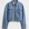UltraSoft Icon Denim-Crop-Jacke