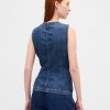 UltraSoft Longline-Weste aus Denim UltraSoft Longline-Weste aus Denim