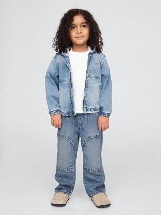 Ultraweiche Baggy-Carpenter-Jeans für Babys und Kleinkinder