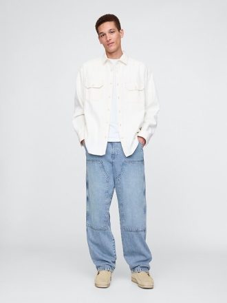 Ultraweiche Baggy-Jeans