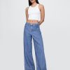 Ultraweiche Baggy-Jeans mit mittlerer Leibhöhe Ultraweiche Baggy-Jeans mit mittlerer Leibhöhe