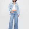 Ultraweiche Baggy-Jeans mit mittlerer Leibhöhe Ultraweiche Baggy-Jeans mit mittlerer Leibhöhe