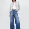 Ultraweiche Baggy-Jeans mit mittlerer Leibhöhe Ultraweiche Baggy-Jeans mit mittlerer Leibhöhe