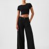 Ultraweiche Baggy-Jeans mit mittlerer Leibhöhe Ultraweiche Baggy-Jeans mit mittlerer Leibhöhe