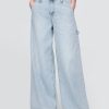 Ultraweiche Baggy-Jeans mit mittlerer Leibhöhe Ultraweiche Baggy-Jeans mit mittlerer Leibhöhe