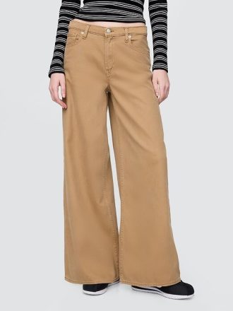 Ultraweiche Baggy-Jeans mit mittlerer Leibhöhe