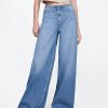 Ultraweiche Baggy-Jeans mit mittlerer Leibhöhe Ultraweiche Baggy-Jeans mit mittlerer Leibhöhe