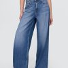 Ultraweiche Baggy-Jeans mit mittlerer Leibhöhe Ultraweiche Baggy-Jeans mit mittlerer Leibhöhe