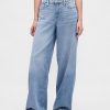 Ultraweiche Baggy-Jeans mit mittlerer Leibhöhe Ultraweiche Baggy-Jeans mit mittlerer Leibhöhe