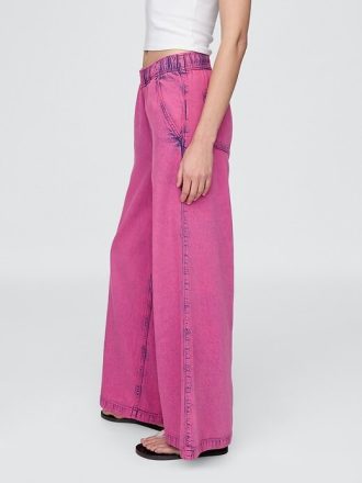 Ultraweiche Baggy-Jeans mit mittlerer Leibhöhe