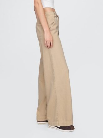 Ultraweiche Baggy-Jeans mit mittlerer Leibhöhe