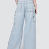 Ultraweiche Baggy-Jeans mit mittlerer Leibhöhe Ultraweiche Baggy-Jeans mit mittlerer Leibhöhe