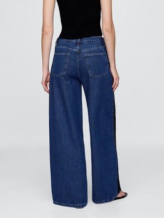 Ultraweiche Baggy-Jeans mit mittlerer Leibhöhe