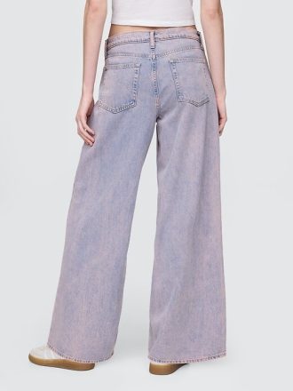 Ultraweiche Baggy-Jeans mit mittlerer Leibhöhe