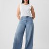 Ultraweiche Baggy-Jeans mit mittlerer Leibhöhe Ultraweiche Baggy-Jeans mit mittlerer Leibhöhe