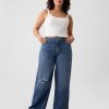 Ultraweiche Baggy-Jeans mit mittlerer Leibhöhe Ultraweiche Baggy-Jeans mit mittlerer Leibhöhe