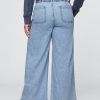 Ultraweiche Baggy-Jeans mit mittlerer Leibhöhe Ultraweiche Baggy-Jeans mit mittlerer Leibhöhe