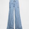 Ultraweiche Baggy-Jeans mit mittlerer Leibhöhe Ultraweiche Baggy-Jeans mit mittlerer Leibhöhe