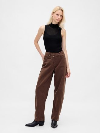 Ultraweiche Crossover-Jeans mit hohem Bund