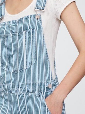 Ultraweiche Denim-Shorts mit Streifen