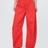 Ultraweiche Hufeisenjeans mit hohem Bund