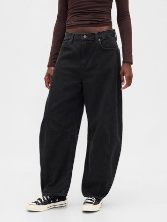 Ultraweiche Hufeisenjeans mit hohem Bund