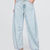 Ultraweiche Hufeisenjeans mit hohem Bund