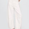 Ultraweiche Hufeisenjeans mit hohem Bund Ultraweiche Hufeisenjeans mit hohem Bund