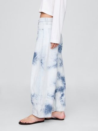 Ultraweiche Hufeisenjeans mit hohem Bund