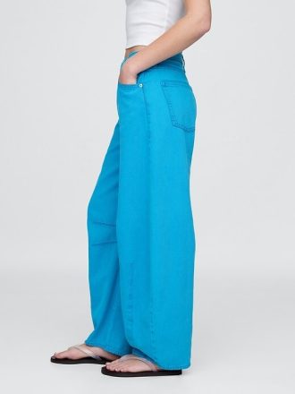 Ultraweiche Hufeisenjeans mit hohem Bund
