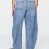 Ultraweiche Hufeisenjeans mit hohem Bund