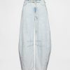 Ultraweiche Hufeisenjeans mit hohem Bund