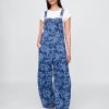 Ultraweicher Denim-Latzhose im Hufeisendesign