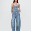 Ultraweicher Denim-Latzhose im Hufeisendesign Ultraweicher Denim-Latzhose im Hufeisendesign