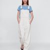 Ultraweicher Denim-Latzhose im Hufeisendesign