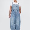 Ultraweicher Denim-Latzhose im Hufeisendesign Ultraweicher Denim-Latzhose im Hufeisendesign