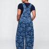 Ultraweicher Denim-Latzhose im Hufeisendesign