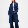Ultraweicher Denim-Trenchcoat Ultraweicher Denim-Trenchcoat