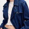 Ultraweicher Denim-Trenchcoat Ultraweicher Denim-Trenchcoat