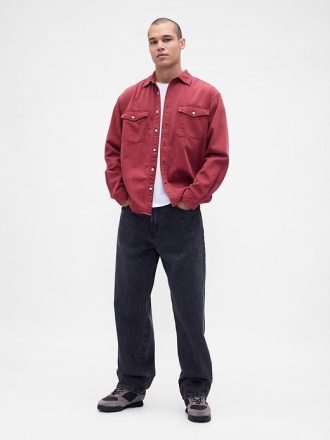 Ultraweiches, legeres Denim-Hemd