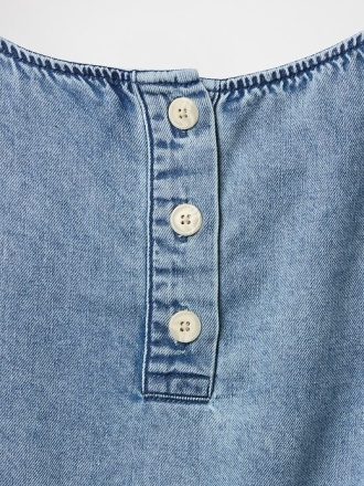 Ultraweiches Shell-Tanktop aus Denim