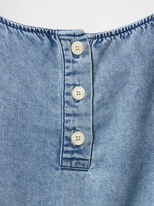 Ultraweiches Shell-Tanktop aus Denim Ultraweiches Shell-Tanktop aus Denim